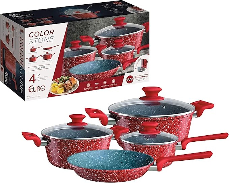 Conjunto de Panelas ColorStone 4 Peças 3