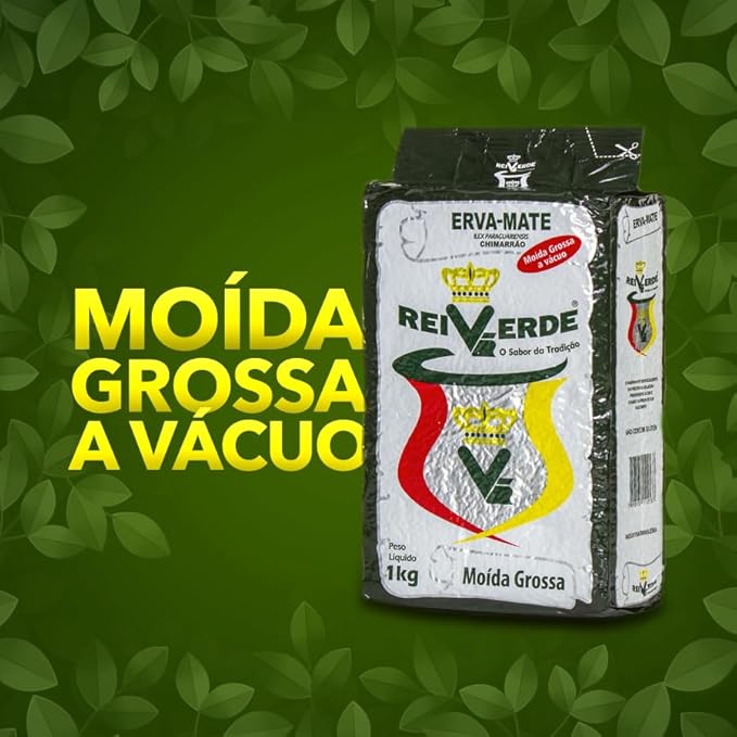 Erva-Mate Rei Verde Moída Grossa a Vácuo 2