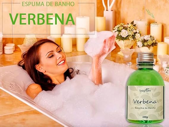 Espuma de Banho Banheira Hidromassagem Verbena Bagnare 2