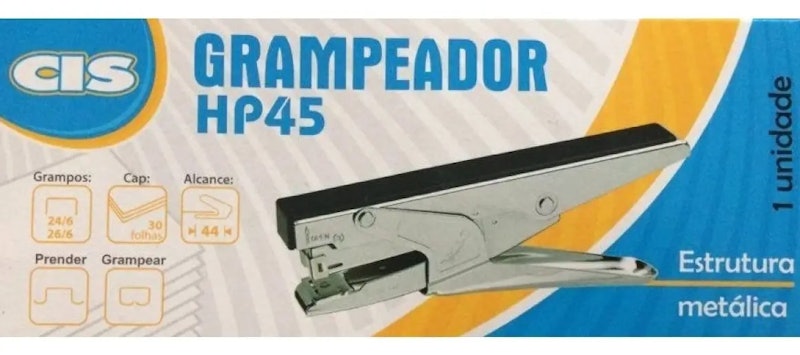 Grampeador Alicate até 30 Folhas Metal Cis 3