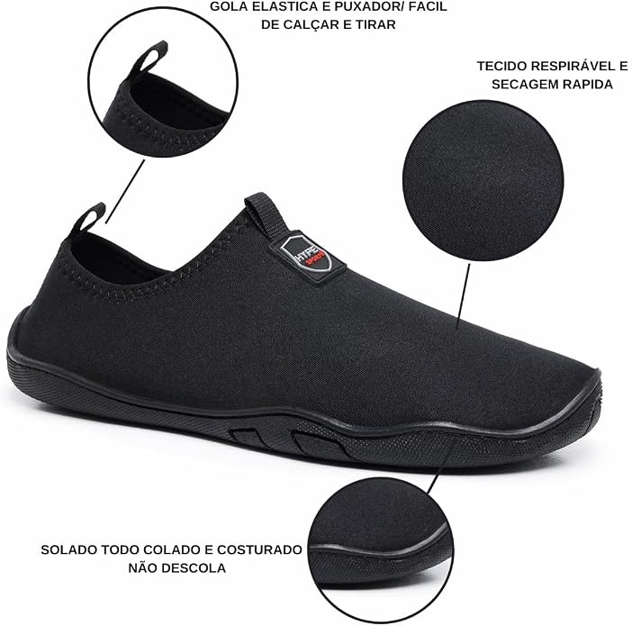 Sapatilha Neoprene Aquática Yes Basic 4