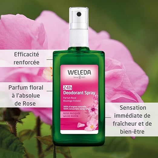 Desodorante Spray Rosa Mosqueta WELEDA 2