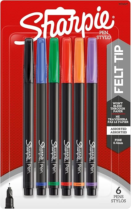 Caneta Ponta Fina Sharpie 1