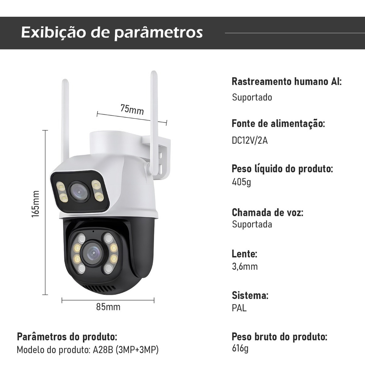 Câmera Binocular Coibeu 5