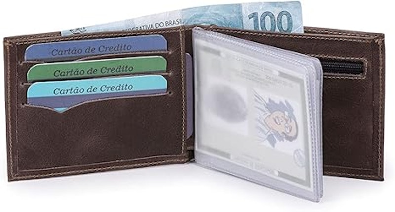 Carteira Luxo Couro Legítimo 4