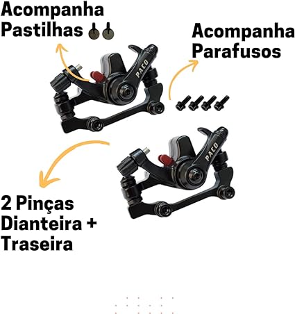 Kit Freio a Disco Bicicleta Bike Completo 5