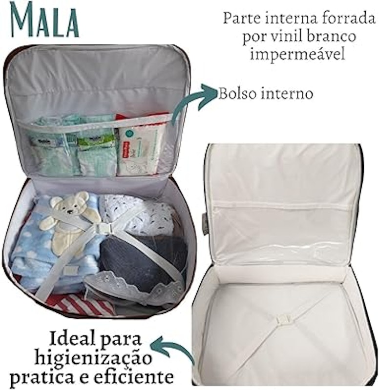 Mala Maternidade Luxo Impermeável 3