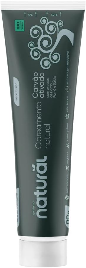 Gel Dental Natural com Carvão Ativado 3
