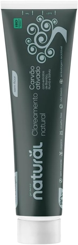Gel Dental Natural com Carvão Ativado 3