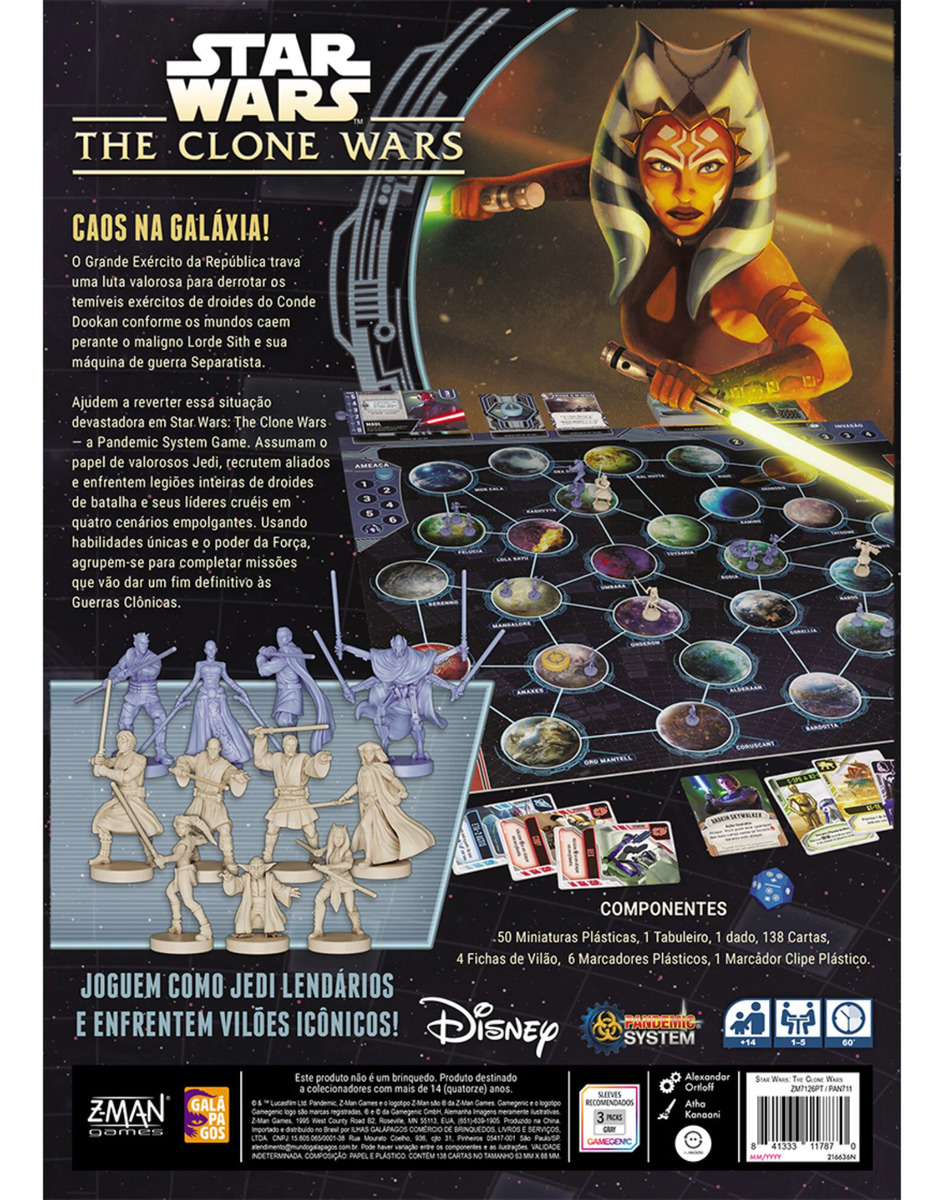 Star Wars - The Clone Wars - Um Jogo Pandemic System 2