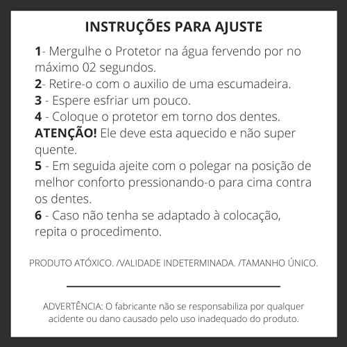 Protetor Bucal Superior Profissional Termo Ajustável 4