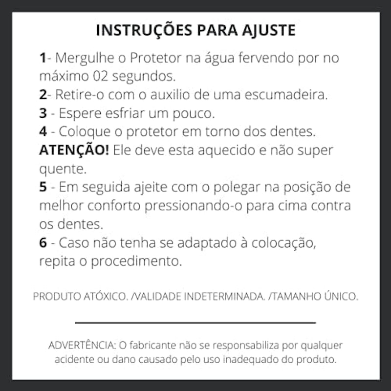 Protetor Bucal Superior Profissional Termo Ajustável 4