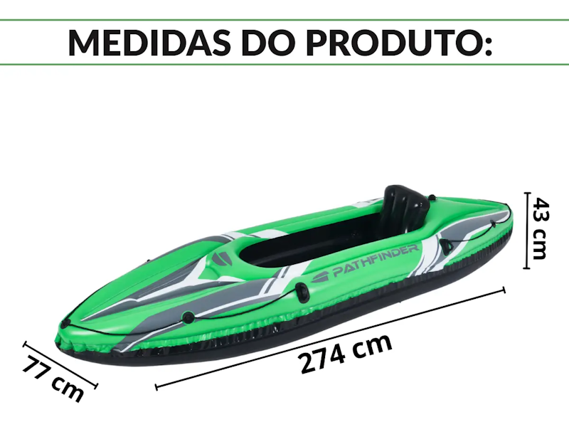 Caiaque Inflável Individual Importway 2