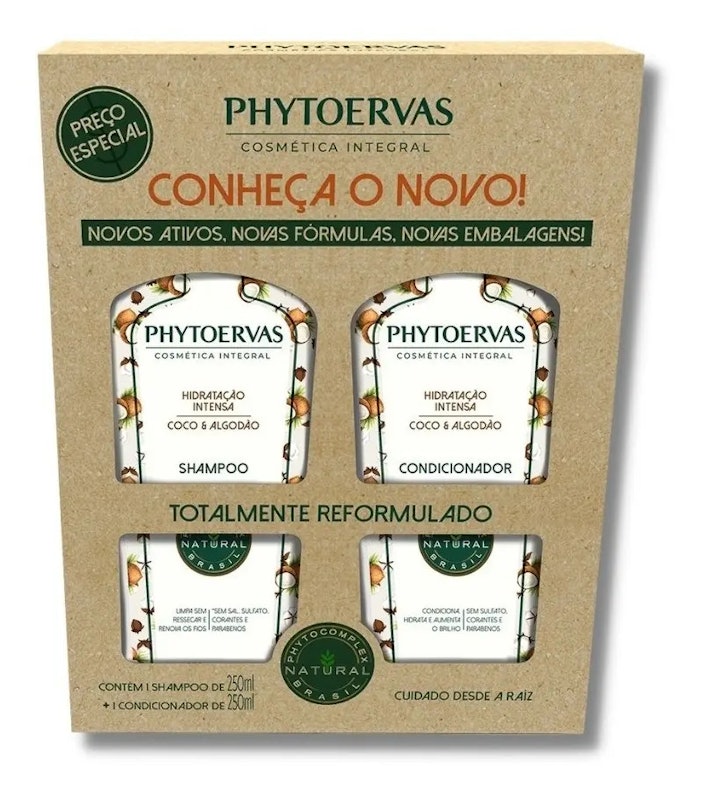 Kit Shampoo + Condicionador Hidratação Intensa – Coco e Algodão 2