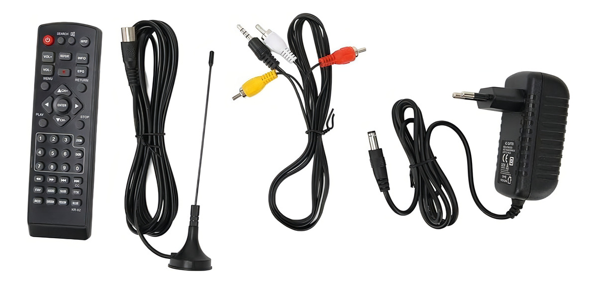 TV Digital Oasis 9" Portátil LED HD Monitor USB Card TF 2