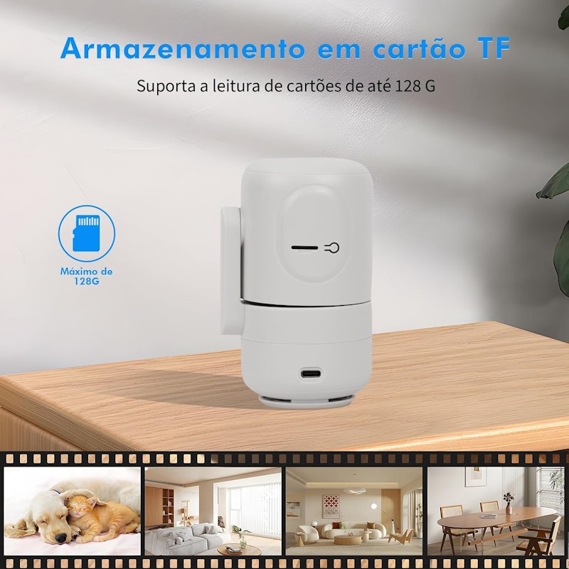 Câmera de Segurança Wi-Fi 4 MP com Áudio Bidirecional 5