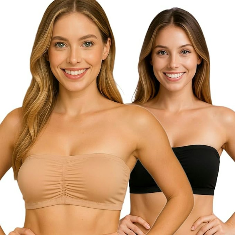 Kit 2 Tops Feminino Tomara Caia Bojo Removível 1