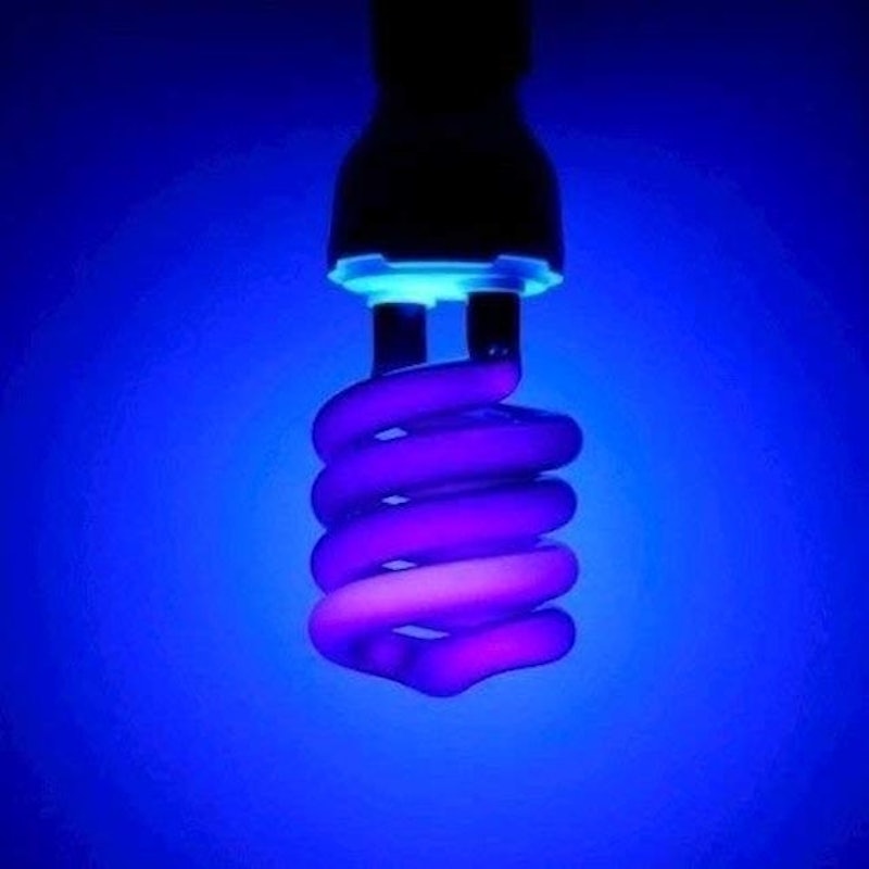 Lâmpada Fluorescente Neon Luz Negra 36 W 110 V E27 4
