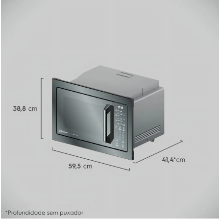 Micro-ondas de Embutir Home Pro 34 L  2