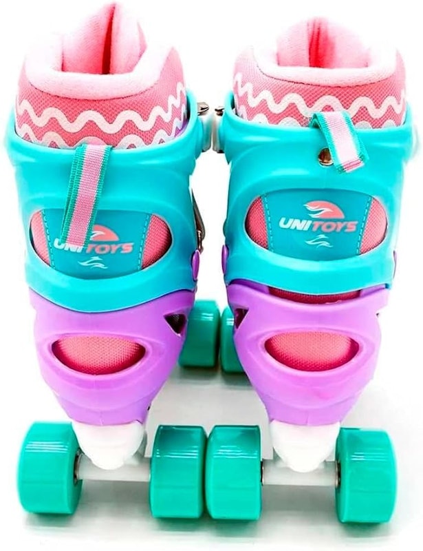 Patins Quad Ajustável Kit com Acessórios de Segurança Turma da Aventura 2