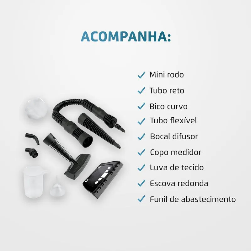 Higienizador Vapor Wash Mondial 4