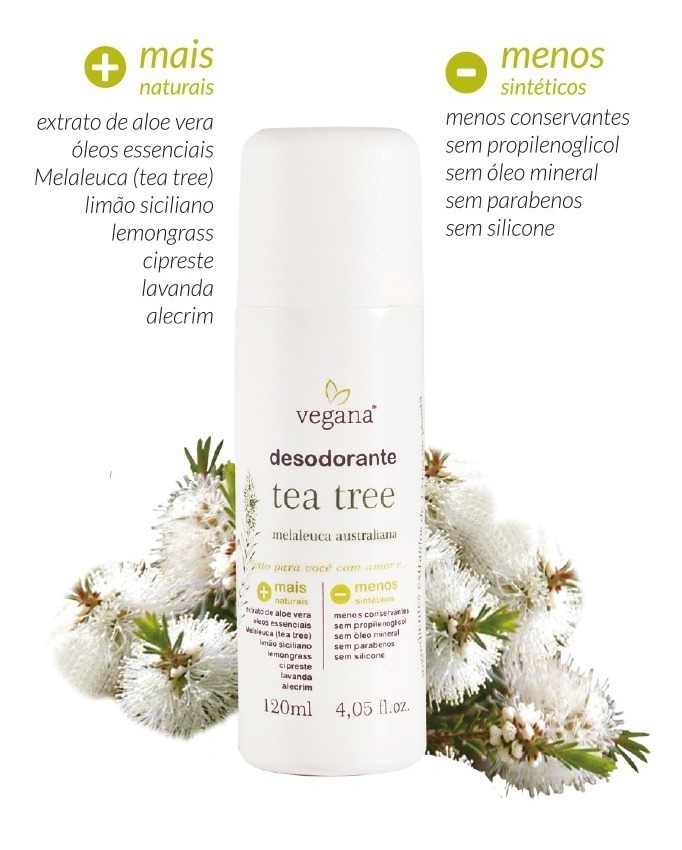 Desodorante Corporal Tea Tree 120 ml 2