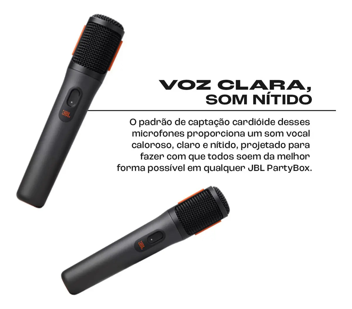 Microfone sem Fio JBL PartyBox 4