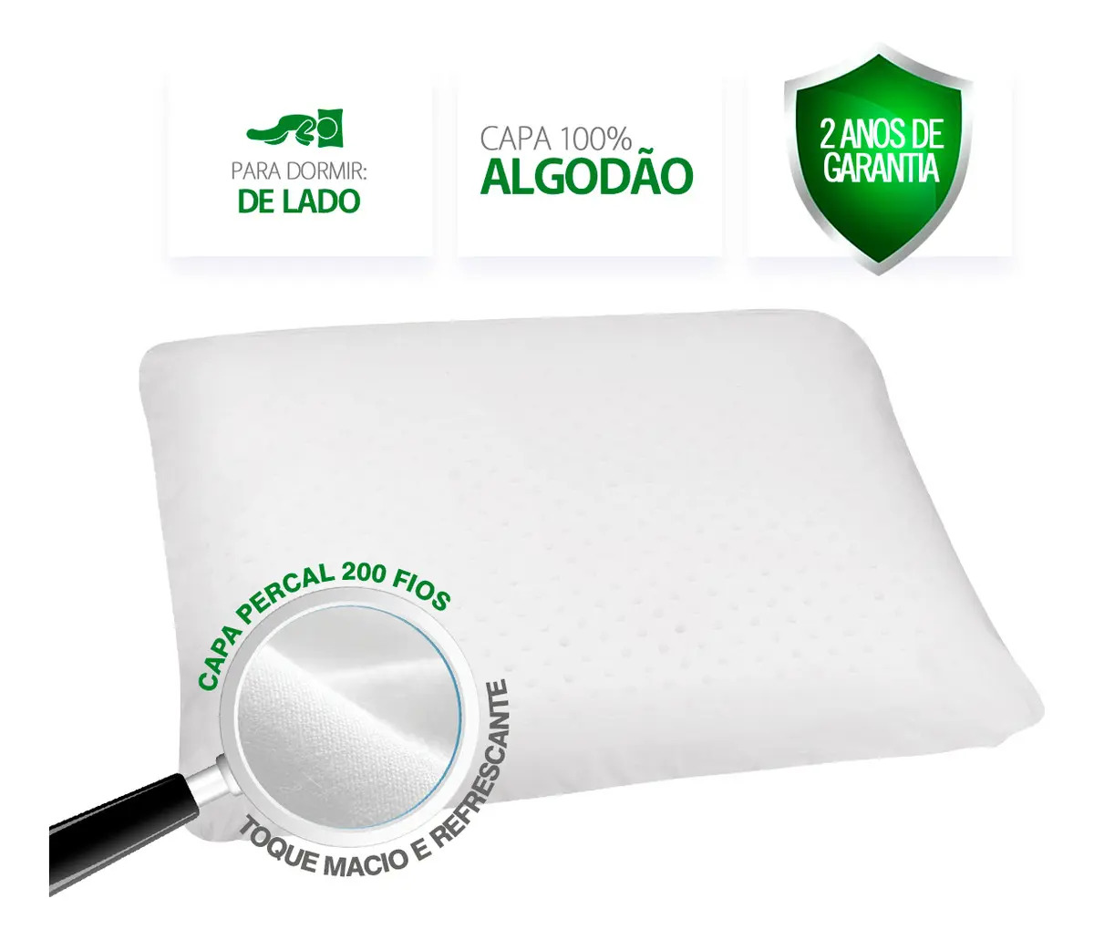 Travesseiro Natural Látex Extra Alto 3