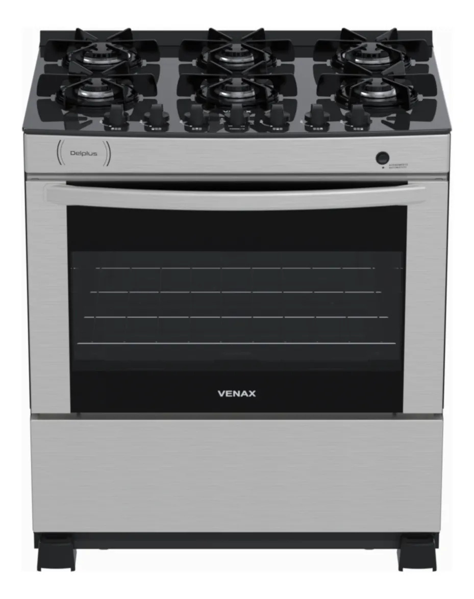 Fogão 6 Bocas Venax Delplus Vitreo 1