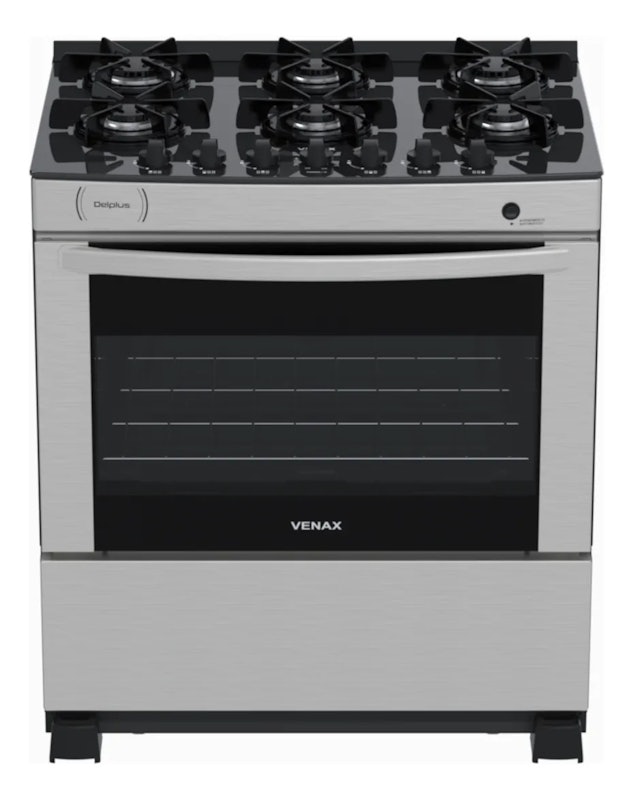Fogão 6 Bocas Venax Delplus Vitreo 1