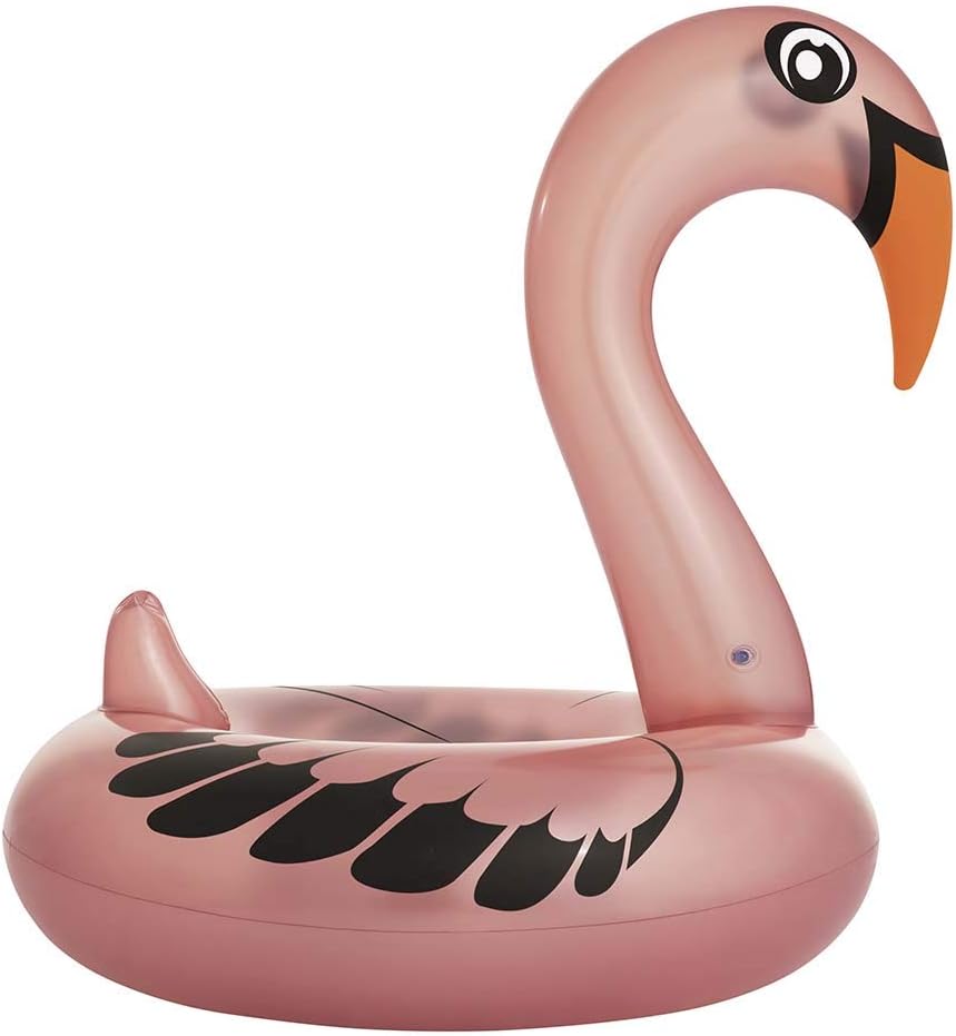 Boia Cisne Perolado Rosa com Abertura 2