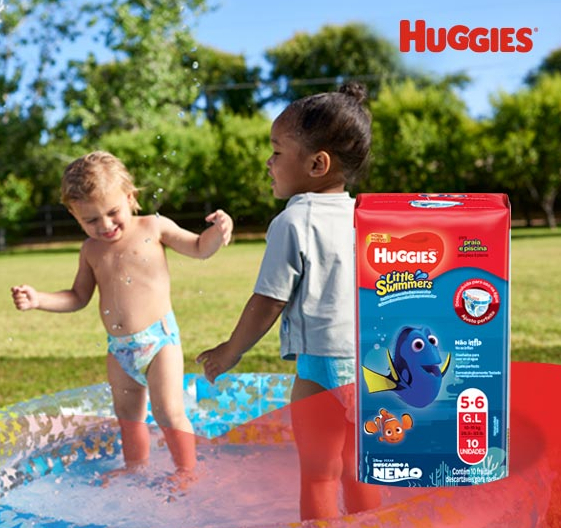 Fralda Huggies Little Swimmers 5
