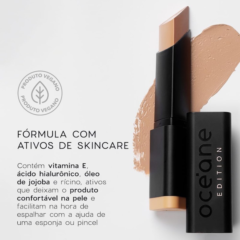 Base em Bastão Média Semi-Matte - Foundation Stick Océane Edition 3