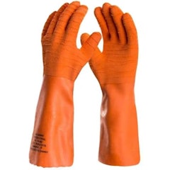 Luva de Algodão com Látex Coral