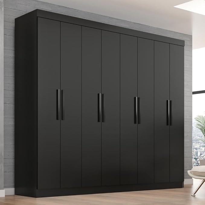 Guarda-Roupa Casal Lisboa 8 Portas 4 Gavetas 5