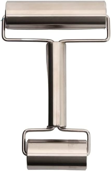 Rolo Duplo p/Massa em Inox 1