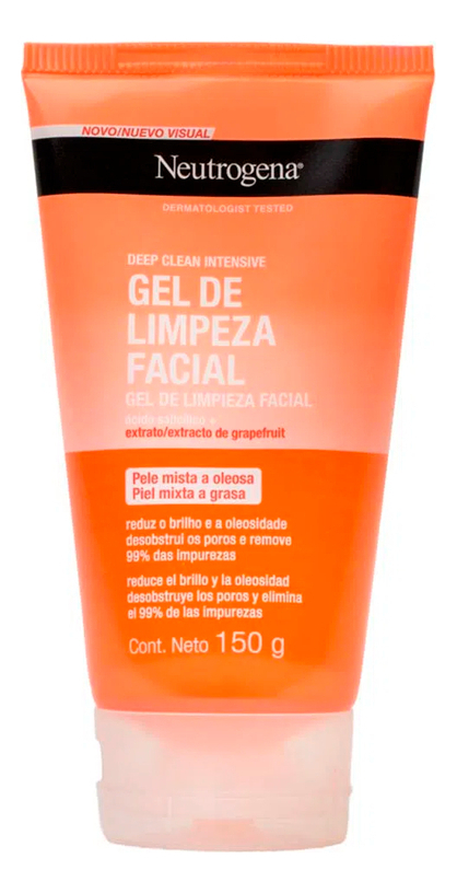 Gel de Limpeza Facial Neutrogena Deep Clean Intensive Grapefruit 1