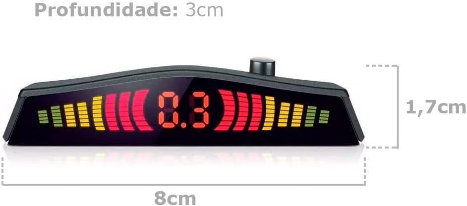 Sensor de Estacionamento Standard 8 Pontas Tech One 3