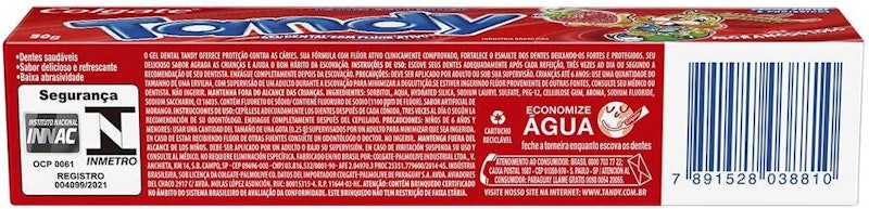 Creme Dental Colgate Tandy Morangostoso 50g 2