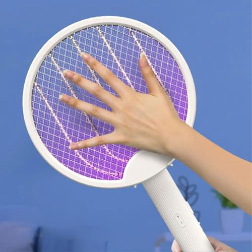 Raquete Mata-Mosquito Elétrica 4 em 1 Luz UV Automático Leva Pro Pet 2