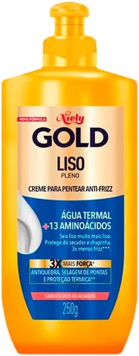 Creme Para Pentear Niely Gold Liso Pleno 1