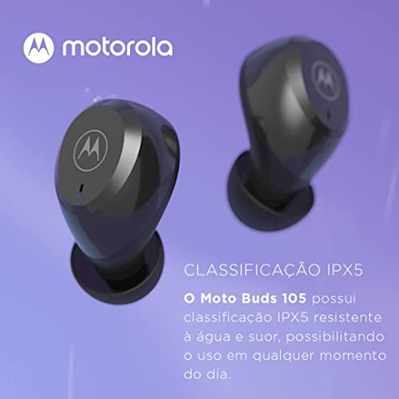Fone de Ouvido Bluetooth Motorola Moto Buds 105 | Branco 4