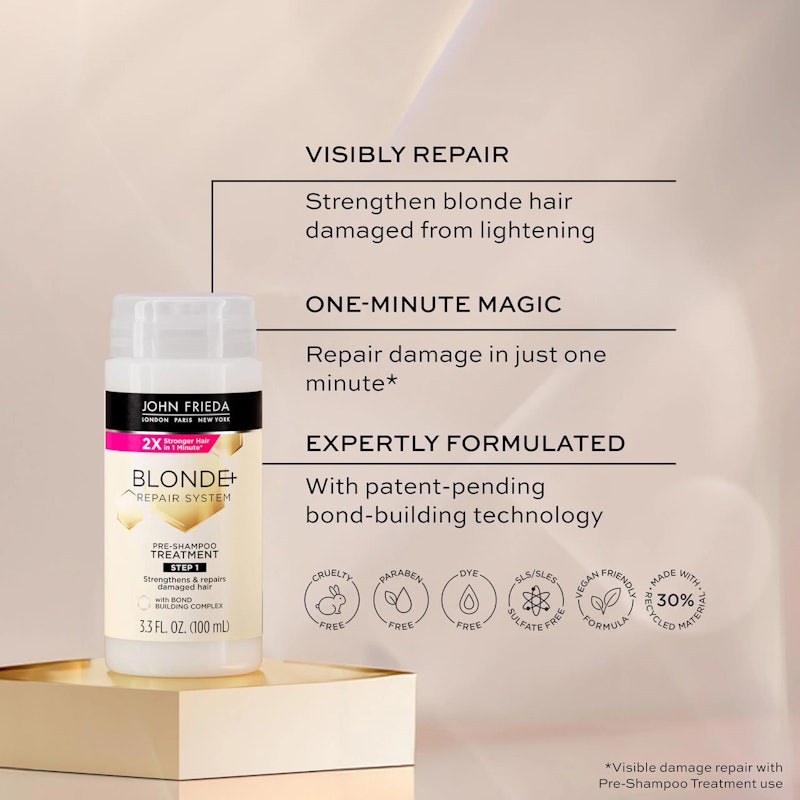 John Frieda Blonde + Hair Repair Pré-Shampoo 3