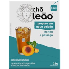 Chá Leão Água Gelada - Ice Tea e Pêssego