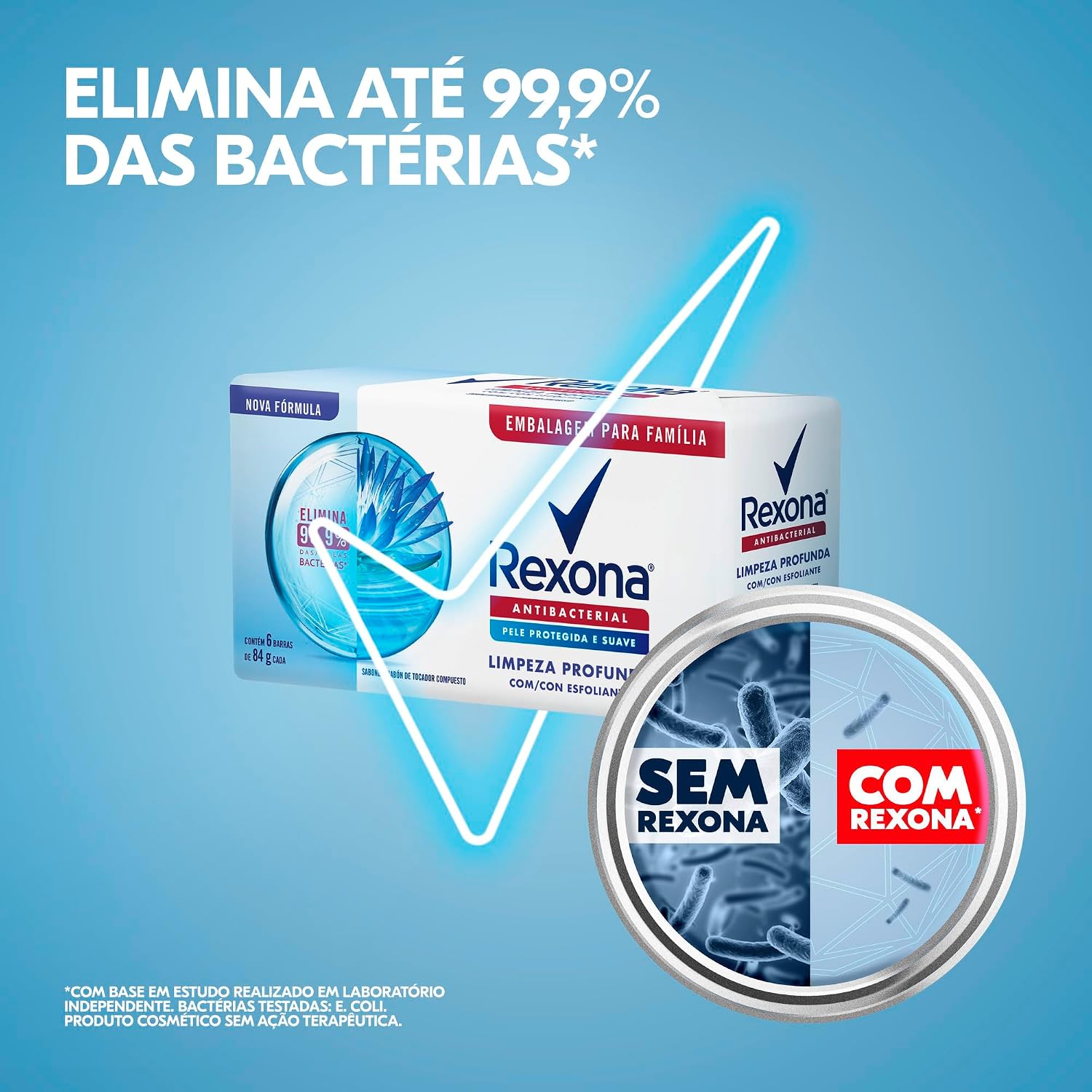 Sabonete Antibacterial Limpeza Profunda 3