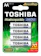 TOSHIBA Pilha Recarregável AA 1,2V 2600mAh 1