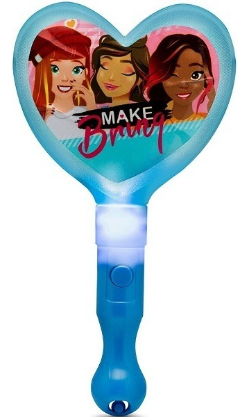 Kit Maquiagem Infantil Batom e Espelho Magico Makebrinq 4