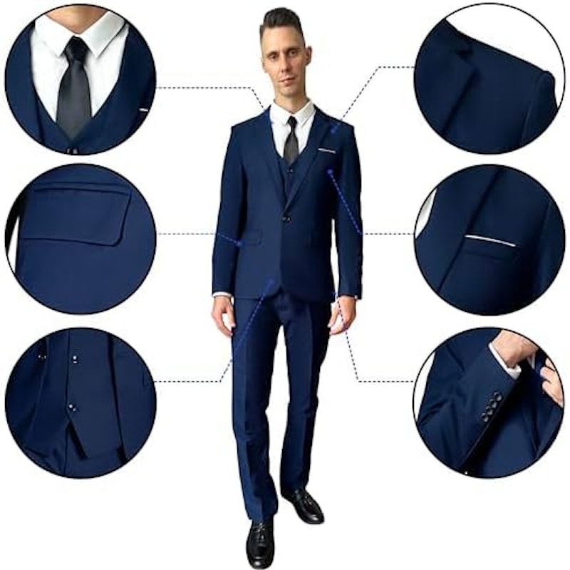 Terno Masculino de 3 Peças Suit King 4