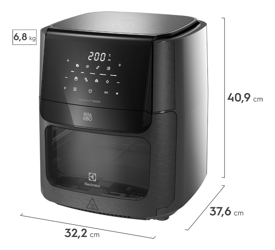 Air Fryer Oven por Rita Lobo 12 L 5