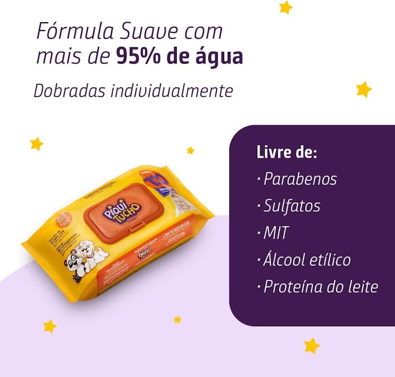 Lenços Umedecidos Piquitucho Premium 4